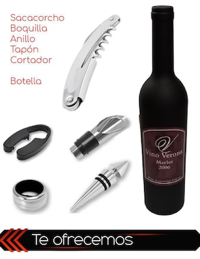 Set bar Chic Fantasy de acero inoxidable