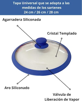 Batería de cocina Cooks Master de aluminio antiadherente cerámica 4 piezas