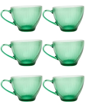 Set De Tazas Americana Vencort 6 Piezas