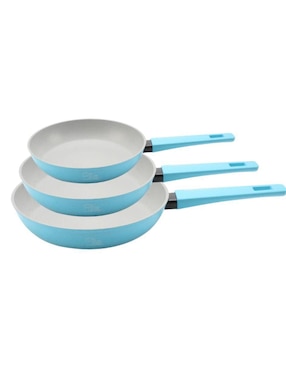 Set De Sartenes Cooks Master De Aluminio