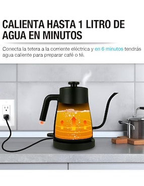 Tetera eléctrica Wünd de acero inoxidable