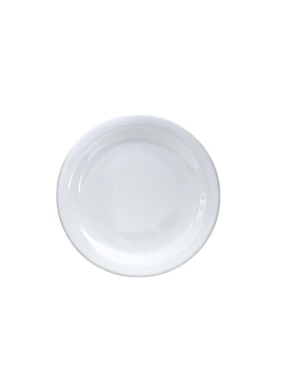 Plato postre Vencort de porcelana 12 piezas