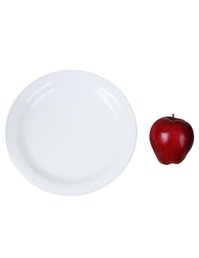 Plato postre Vencort de porcelana 12 piezas