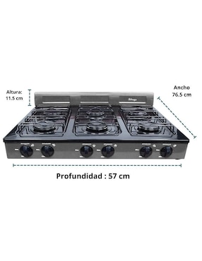 Parrilla Fraga P330 de acero porcelanizado