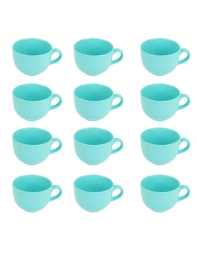 Set De Tazas Americana Vencort 12 Piezas