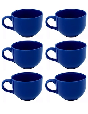 Set De Tazas Americana Vencort 6 Piezas