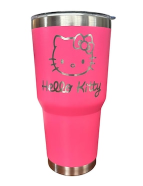 Termo Fartmex De Acero Inoxidable Hello Kitty Edition Con Tapa Rosca 887 Ml