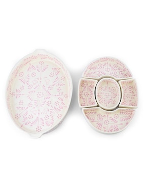 Set botanero El Feliz Avocado de Cerámica con 5 divisiones