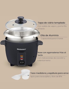 Arrocera eléctrica Elite Gourmet