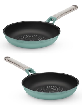 Set de sartenes Jade Cook Pro Series de aluminio anodizado 2 piezas