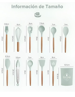 Set espátulas Wünd de silicón