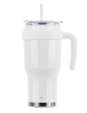 Termo Magma Life de acero inoxidable con tapa push pull 1.2 L