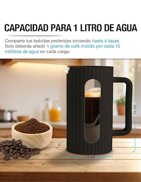 Prensa francesa Casa Litus de acero inoxidable