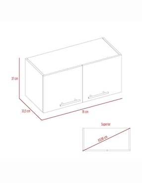 Gabinete armable Excelsior delfi melamina