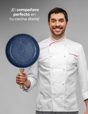 Set de sartenes Queen Sense Love cook de aluminio anodizado 3 piezas