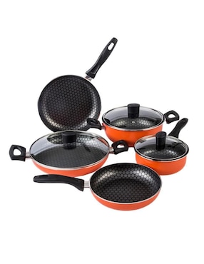 Batería de cocina Cinsa Habana de aluminio antiadherente thermocell 8 piezas