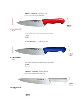 Set de cuchillos para chef Shorbull 3 piezas