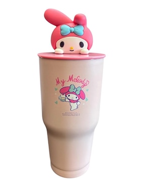 Termo Fartmex de acero inoxidable My Melody Collection con tapa push pull