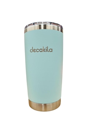 Termo Decakila De Acero Inoxidable Pastel Con Tapa Doble Rosca 591 Ml