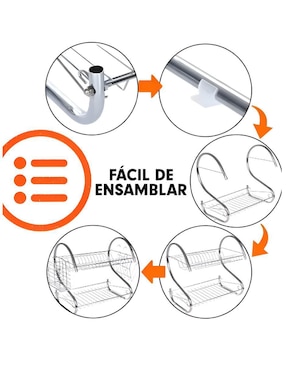 Escurridor de trastes Wünd de acero