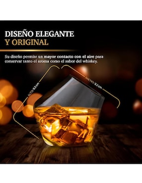 Set vasos Wünd de cristal con 4 piezas