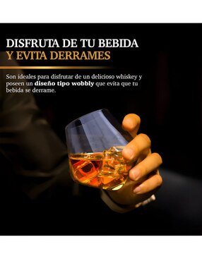 Set vasos Wünd de cristal con 4 piezas