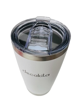 Termo Decakila de acero inoxidable Pastel con tapa doble rosca 591 ml