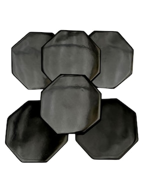 Set de portavasos Marmoliere de mármol 7 piezas