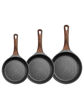 Sartén Bogner Marble Black Pro de aluminio fundido