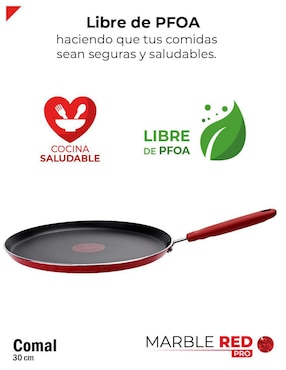 Comal Bogner Marble Red Pro aluminio