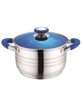 Batería de cocina Swiss Silver de acero inoxidable 12 piezas