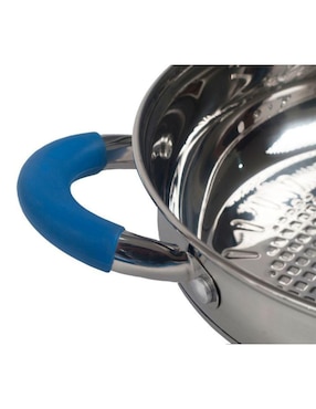 Batería de cocina Swiss Silver de acero inoxidable 12 piezas