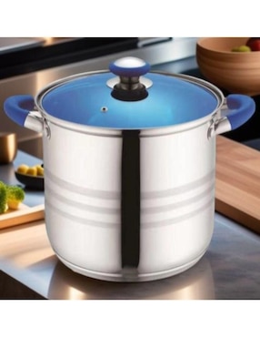 Batería de cocina Swiss Silver de acero inoxidable 12 piezas