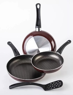 Set de sartenes Cinsa Buenos Aires de aluminio 3 piezas