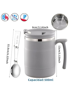 Termo Wünd de acero inoxidable con tapa rosca 500 ml