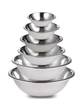 Set Bowl Wünd 6 Piezas De Acero Inoxidable