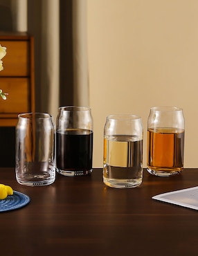 Set vasos Kitchen Lab de vidrio con 4 piezas