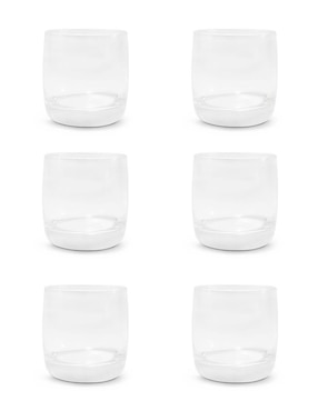 Set vasos Idea Nuova de vidrio con 6 piezas