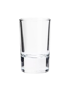 Set de tequileros Borgonovo Indro de vidrio con 6 piezas