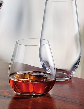 Set vasos Bohemia Columba de vidrio con 6 piezas