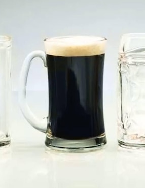 Set vasos cerveceros Borgonovo Icon de vidrio con 6 piezas