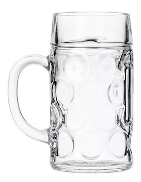 Set vasos cerveceros Borgonovo Don de vidrio con 6 piezas
