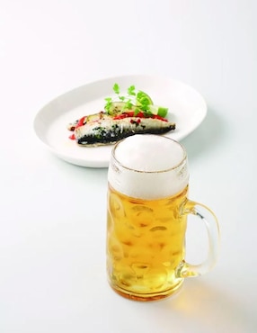 Set vasos cerveceros Borgonovo Don de vidrio con 6 piezas