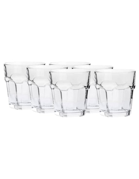 Set De Vasos Para Agua Borgonovo San Marco De Vidrio Con 6 Piezas