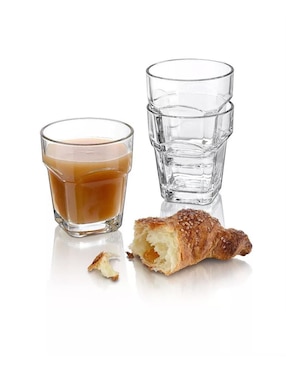 Set vasos Borgonovo San Marco de vidrio con 6 piezas