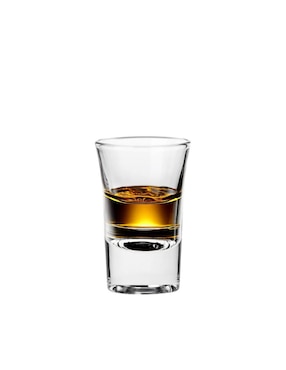 Set de tequileros Borgonovo Junior de vidrio con 6 piezas
