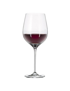 Set de copas para vino Bohemia Uria de vidrio