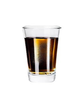 Set de tequileros Borgonovo Conic de vidrio con 6 piezas