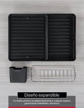 Escurridor de trastes Cookify de acero inoxidable