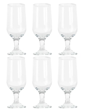 Set de copas para cerveza Stovmex Albira de vidrio